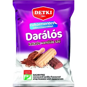 Detki Mlýnkové sušenky vanilkové a kakaové bez cukru (180g)