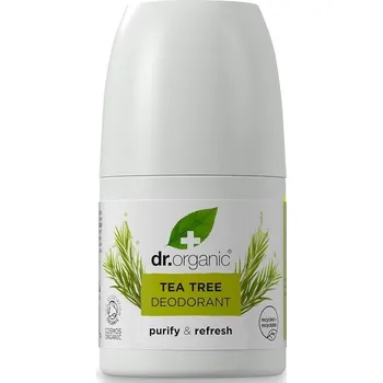 Dr.Organic Přírodní deodorant s Tea Tree bez hliníkových solí a alkoholu (50ml)