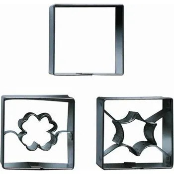 SMOLÍK vykraj.cukroví ČTVEREC sada 3díl.