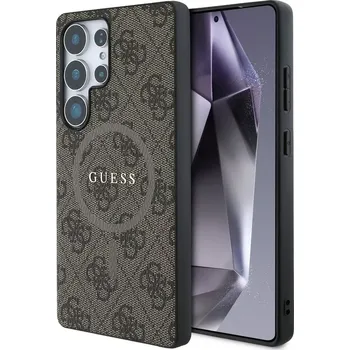 Pouzdro na mobilní telefon Pouzdro GUESS pro SAMSUNG S25 Ultra GUHMS25LG4GFRW (Magnetic PU 4G Ring Classic Logo) hnědé