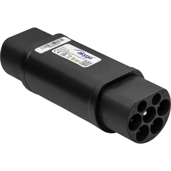 Adaptér Type2 / GB/T pro nabíjení elektromobilů AK-SC-E21 samec – samec 3-fáze 32A