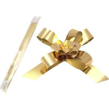 Stuha MFP Paper s.r.o. Dekorační stahovací stuha - metalická zlatá - 1 ks