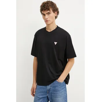 Pánské tričko Bavlněné tričko Guess Jeans M4YI46.K8FQ4 černá 99X, vel. L