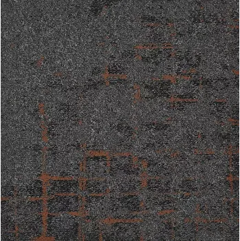 Koberec Belgotex kobercové čtverce Macro 91 šedo-červený