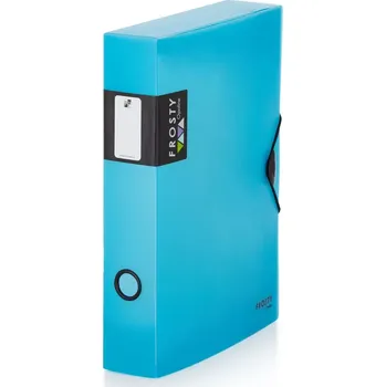 Karton P+P Krabice PP s gumou A4 maxi 60 Opaline Frosty modrá