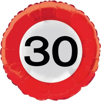 Balónek Folat Fóliový balonek Dopravní značka 30 – 46 cm