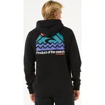 mikina RIP CURL Search Zip Thru BLACK velikost oblečení M