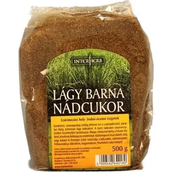 Sladidlo Interherb Třtinový cukr tmavý (500g)