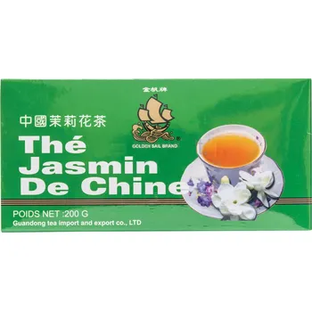 Sušená zelenina Guangdong Čínsky jasmínový zelený čaj sypaný (200g)