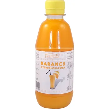 Sirup Ezerédes Sirup s pomerančovou příchutí bez cukru (330ml)