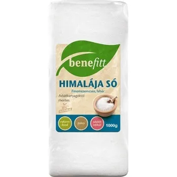 Kuchyňská sůl Benefitt Himalájská sůl bílá jemná (1000g)