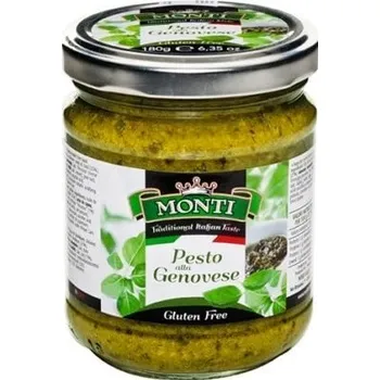 paštika a pomazánka Nord salsa Monti Pesto Genovese Bazalkové pesto se sýrem Pecorino (180g)