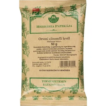 Bylinná léčivá mast Herbária čaj Meduňka lékařská list (50g)