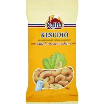 Kalifa Kešu oříšky pražené solené (70g)