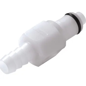 Ventil CPC hadicová spojka NW6,4, POM, pro hadice Ø 6,5 mm, samčí díl: hadicový nátrubek a vsuvka (5 ks)