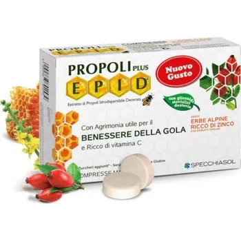 Lék na bolest, zánět a horečku Natur Tanya Propolisové pastilky z alpských bylin se zinkem bez cukru (20ks)