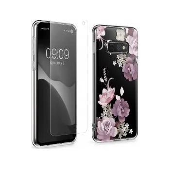 Telefonní příslušenství Průhledné pouzdro pro Samsung Galaxy S10e - růžová