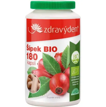 Přírodní produkt Zdravý den Šípek BIO 180 cps.