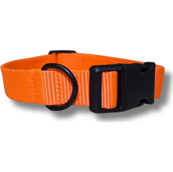 Obojek pro psa Obojek Clasic - NEON ORANŽOVÁ, M, 2 cm