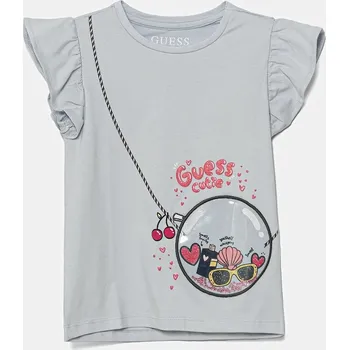 Chlapecké tričko Dětské tričko Guess K5GI05.K6YW4.PPYA modrá 05X, vel. 118-122