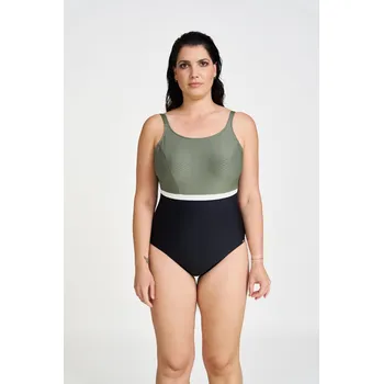 Dámské plavky TIMO Timo | Jednodílné protetické plavky s ozdobným páskem - 100C / 94