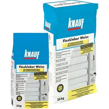 Průmyslové lepidlo KNAUF FLEXKLEBER WEISS – Bílé flexibilní cementové lepidlo 5kg