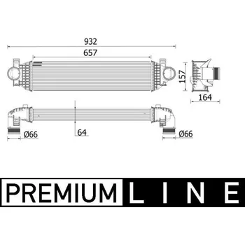 Motor automobilu Chladič turba MAHLE CI 549 000P