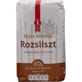 Chlebová směs Első Pesti Malom Žitná mouka celozrnná RL-190 (1000g)