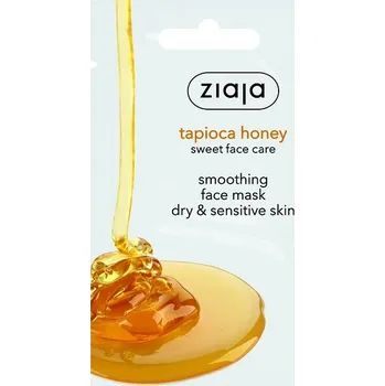 Pleťová maska Ziaja Tapiokovo-medová vyhlazující pleťová maska pro suchou a vyživenou pleť (7ml)