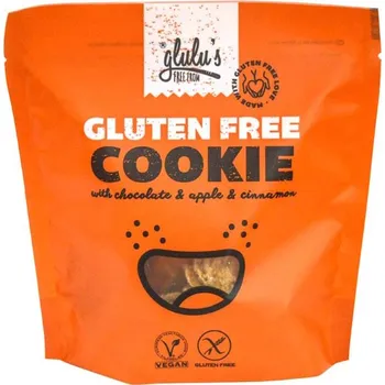 Glulu's FreeFrom Vegan Bezlepkové Čokoládovo-jablečně-skořicové sušenky (100g)