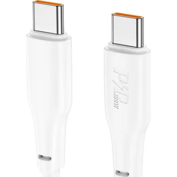 HOCO kabel typ C na typ C 3A 100W X93 2 m bílý
