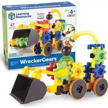 Výuková hračka Learning Resources Stavební auto - ozubená kola