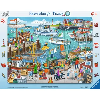 Puzzle Ravensburger Puzzle Den v Přístavu 24 Dílů