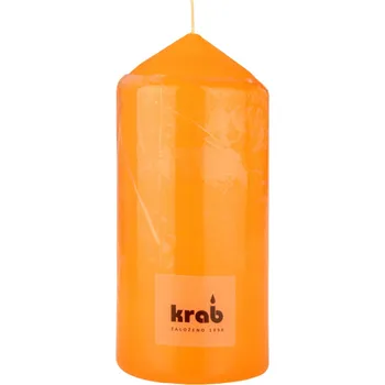 Svíčka Maják Svíčka válec 50x90 mm - oranžová
