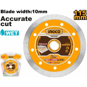Řezný kotouč Ingco DMD021151 Kotouč řezný diamantový 115mm