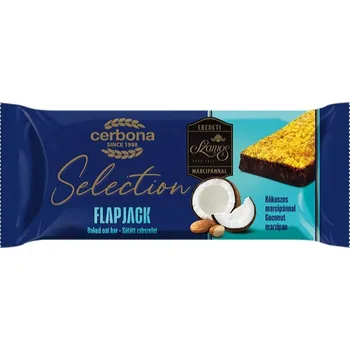 Cerbona Selection Flapjack Ovesná tyčinka s kokosovým marcipánem polomáčená (40g)