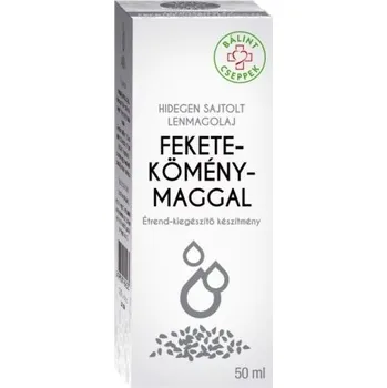 Lék při potížích s trávením Bálint Lněný olej s černou kmínem (50ml)