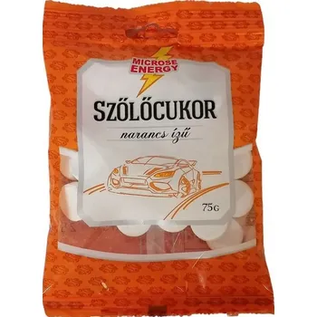 Žvýkačka Microse Hroznový cukr pastilky s pomerančovou příchutí (75g)