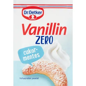 Sladidlo Dr.Oetker Zero Vanilínový cukr bez cukru s erytritolem (8g)