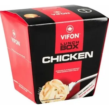 Hotové jídlo Vifon Lunch Box Instantní rýžové nudle s kuřecí příchutí (85g)