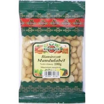 Naturfood Mandle spařené celé (100g)