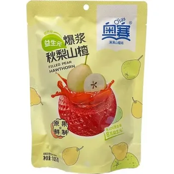 Žvýkačka Osay Hlohové kuličky s hruškovou nádivkou (105g)