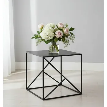 Konferenční stolek Konferenční stolek na kovových rámech 50x50 cm Memo Metal