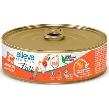 Krmivo pro kočku ALLEVA EQUILIBRIUM Cat konz. Pate Sterilized Chicken 85g