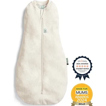 Zavinovačka ERGOPOUCH Zavinovačka a pytel na spaní 2v1 Cocoon Oatmeal Marle 6-12 m, 8-10 kg, 0,2 tog
