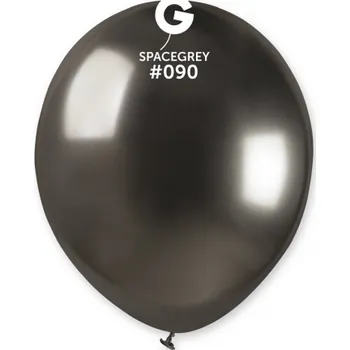Balónek Gemar Balloons Balónek chromovaný MINI - 13 cm - lesklý vesmírně šedý - 1ks