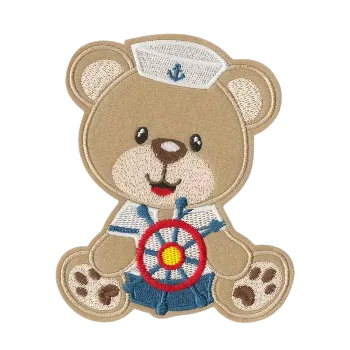 Nášivka Nažehlovací nášivka - méďa námořník (11,4 x 13,5 cm)