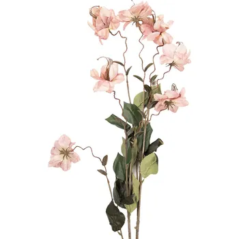 umělá květina Clayre & Eef - Umělá větev s růžovými květy 5PL0258P