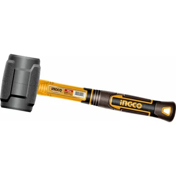 Kladivo Ingco HRUH8816 Kladivo gumové černé 450g sklolaminát
