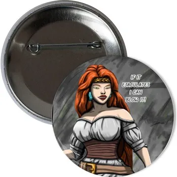 Odznáček s potiskem Kinky Klerik Klara placka